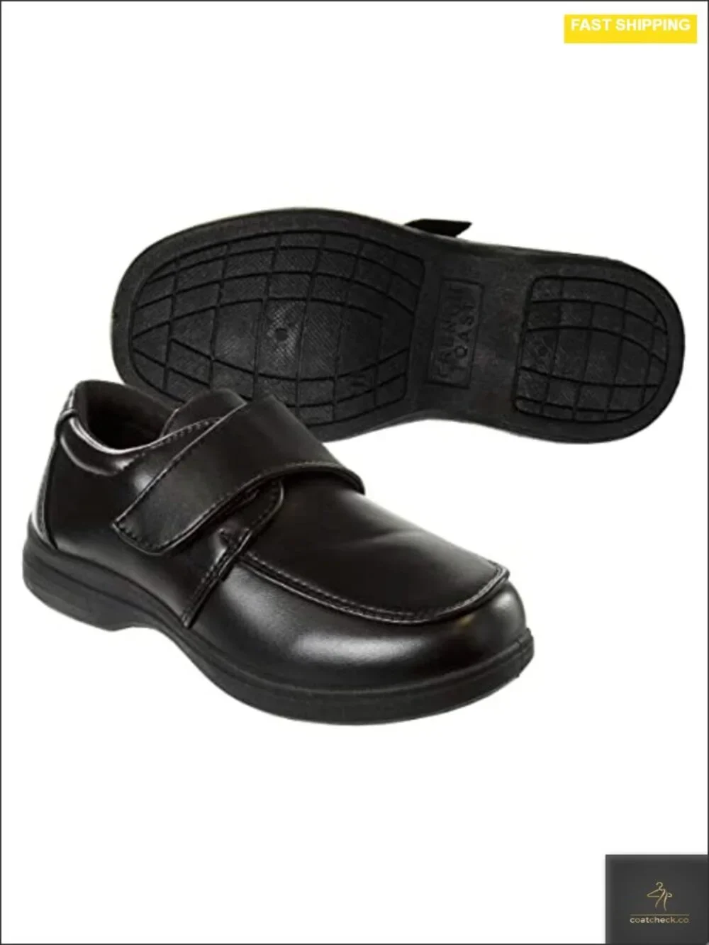 Boys School Uniform Loafer Oxford Dress Shoes Slip-On Faux-Leather